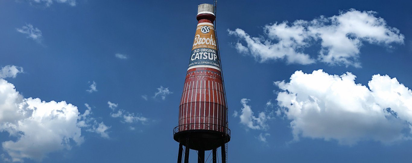Brooks Catsup Bottle Water Tower