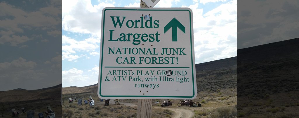 International Car Forest of the Last Church in Goldfield, Nevada