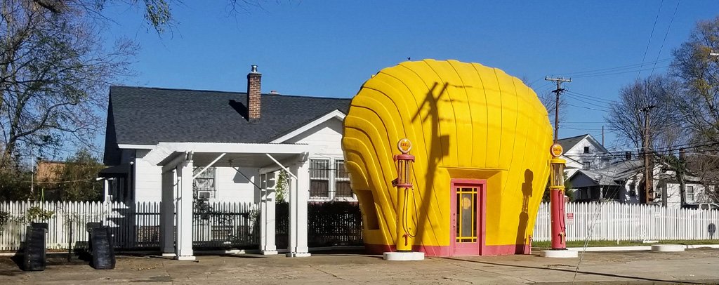 Shell Service Station in North Carolina