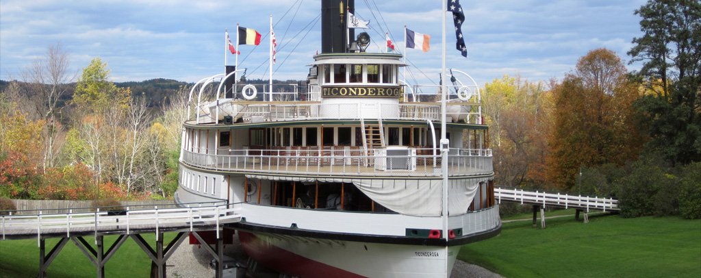 Landlocked Steamboat Ticonderoga