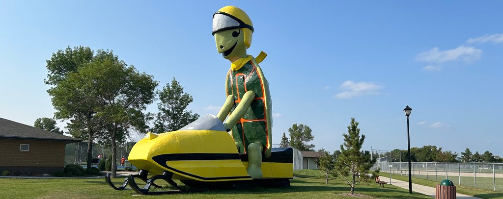 Tommy Turtle in Bottineau, North Dakota