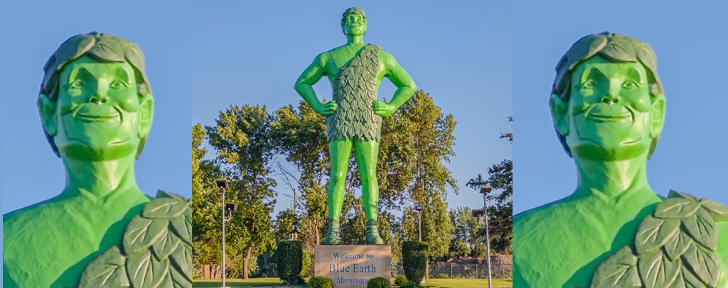 Jolly Green Giant in Blue Earth, Minnesota