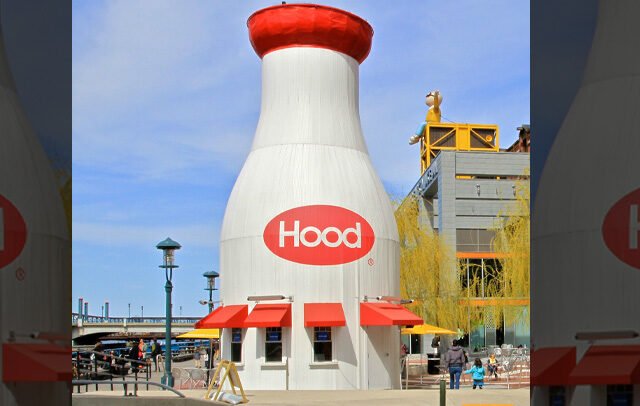 Hood Milk Bottle