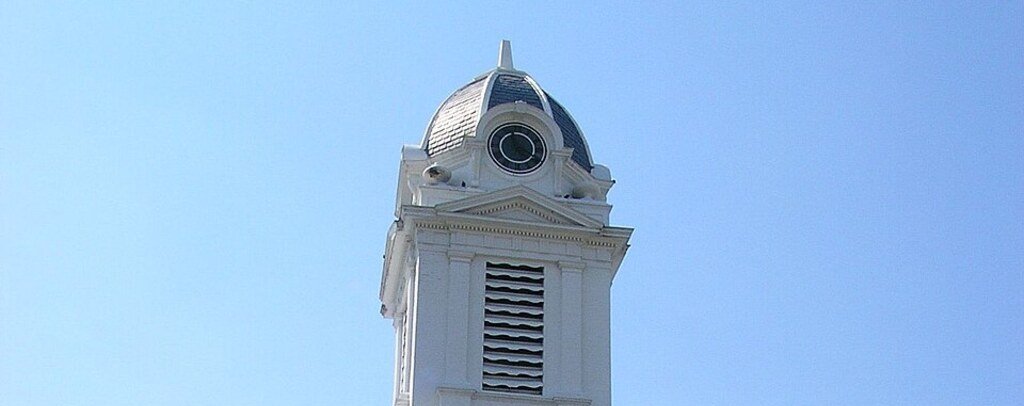 Historic Bath County Courthouse in Owingsville, Kentucky, home of the Bath County History Museum